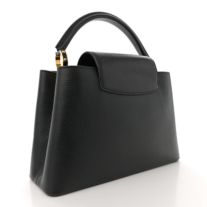 Louis Vuitton Taurillon Capucines PM Black 3 of 11