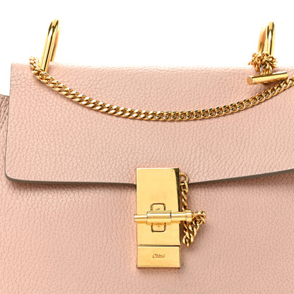 Chloe Grained Lambskin Drew Shoulder Bag Cement Pink Cement Pink 7 of 11