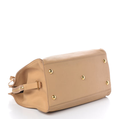 Saint Laurent Calfskin Medium Classic Y Cabas Light Beige 4 of 9