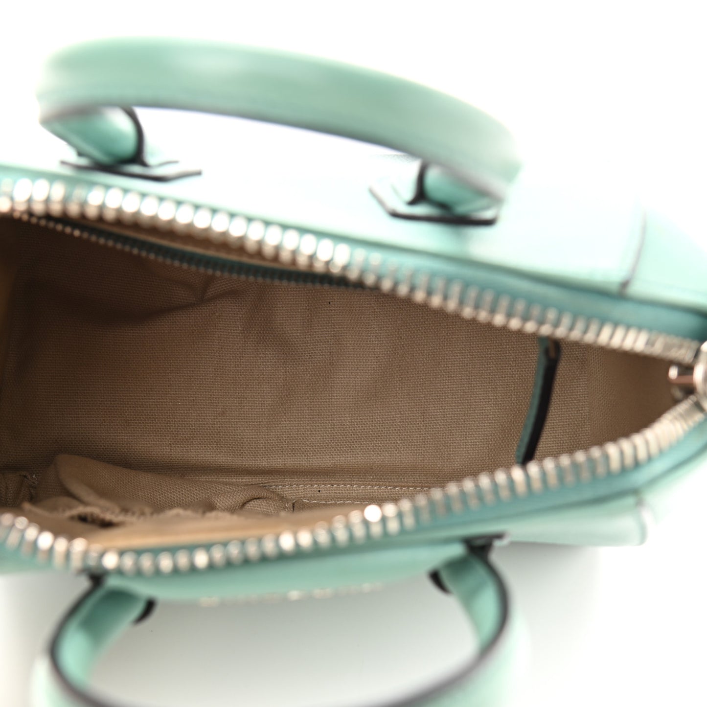 Sugar Goatskin Mini Antigona Aqua