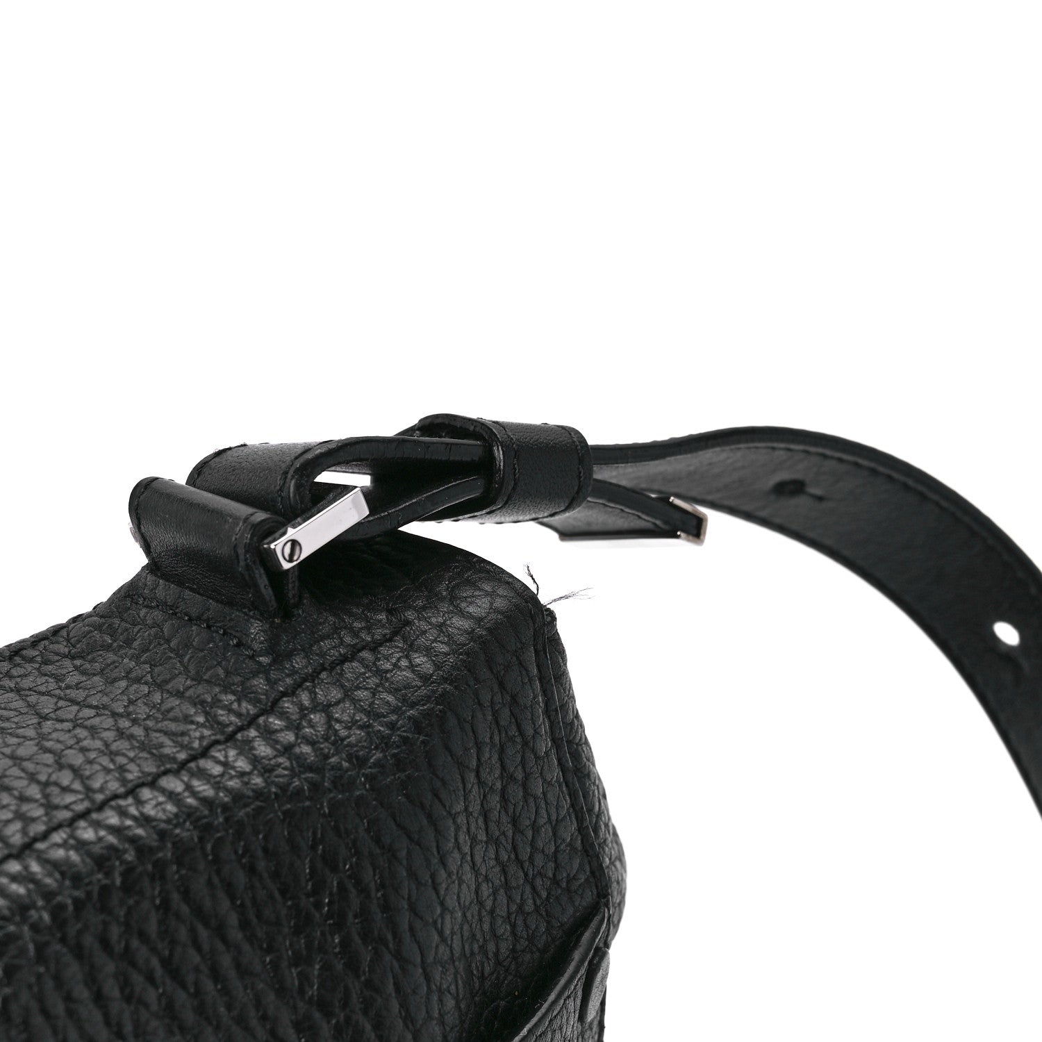 Proenza Schouler Pebbled Calfskin Double Sided PS Courier Bag Black 12 of 12