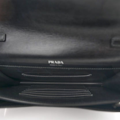 Prada Saffiano City Calf Mini Envelope Bag Black 5 of 12