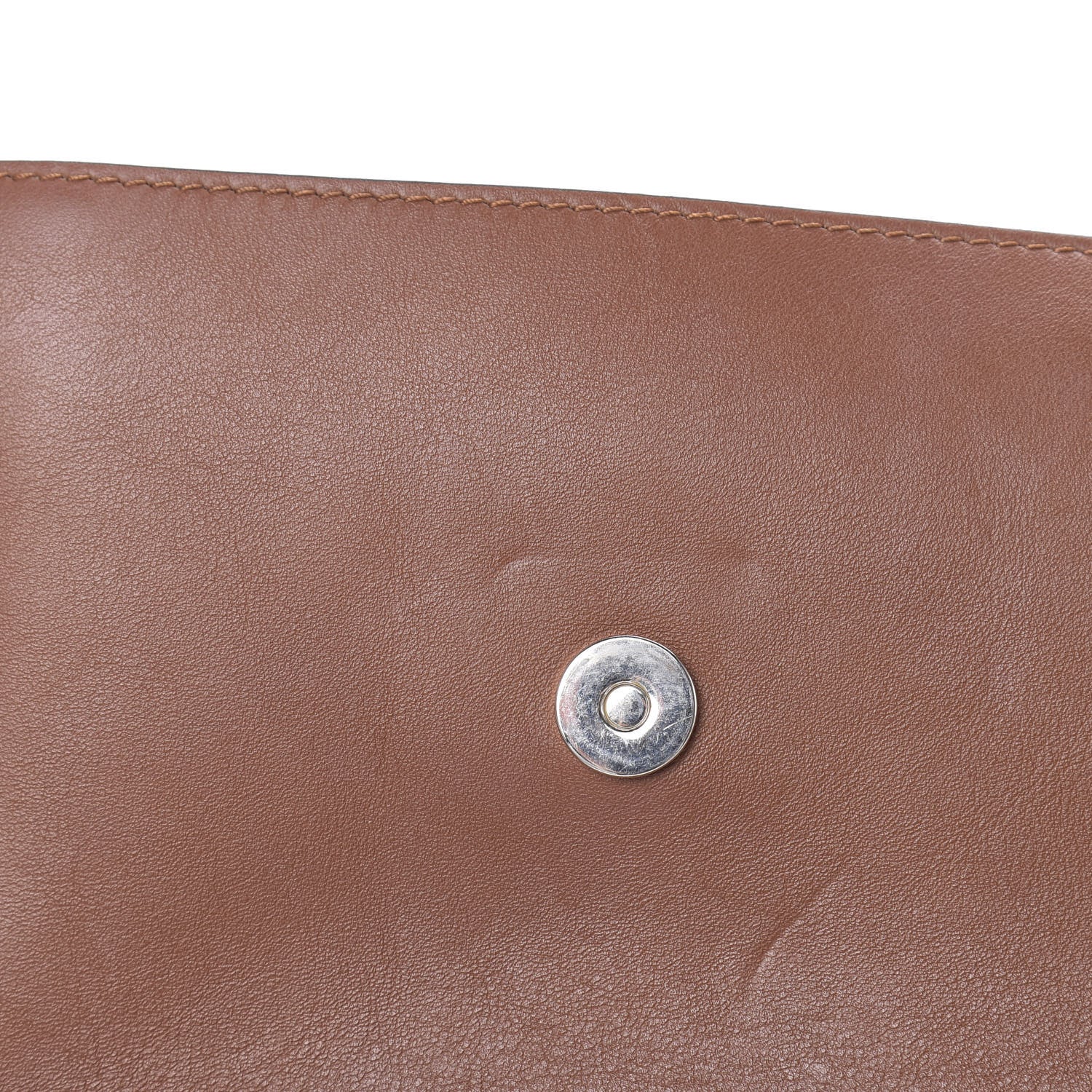Chloe Suede Calfskin Medium Faye Shoulder Bag Tobacco 11 of 15