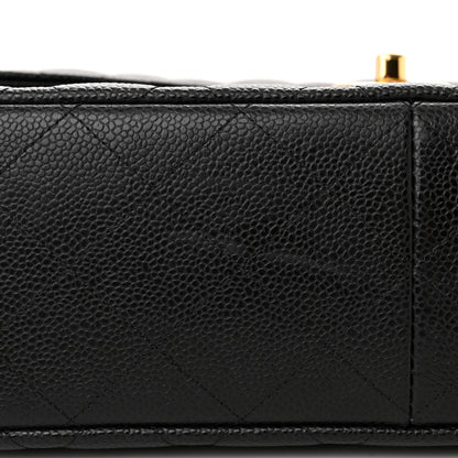 Chanel Caviar Quilted Jumbo Double Flap Black 12 of 12