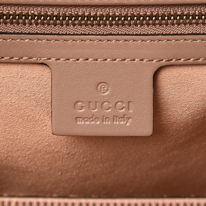 Gucci Calfskin Matelasse Medium GG Marmont Tote Porcelain Rose 6 of 7