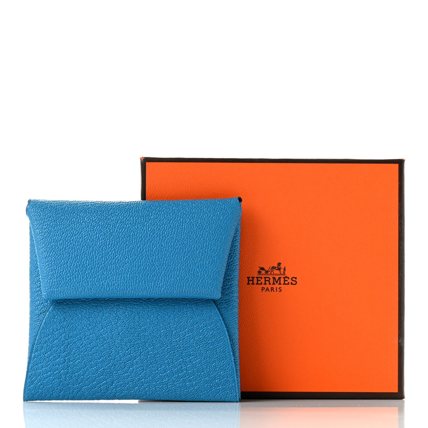 Chevre Mysore Bastia Verso Coin Purse Bleu Frida Cuivre