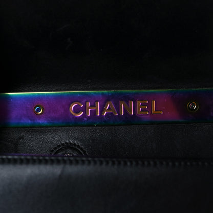 Chanel Lambskin LED Iridescent Metal Small Boy Flap Black Multicolor 11 of 13