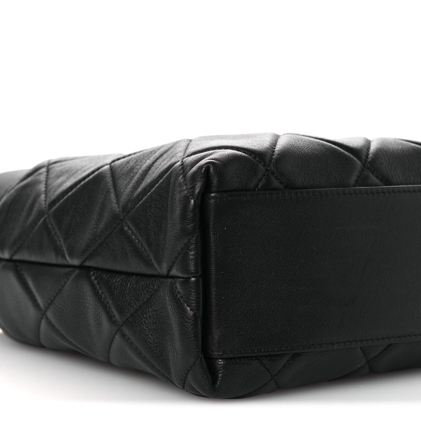 Calfskin Quilted Close To Me Hobo Black