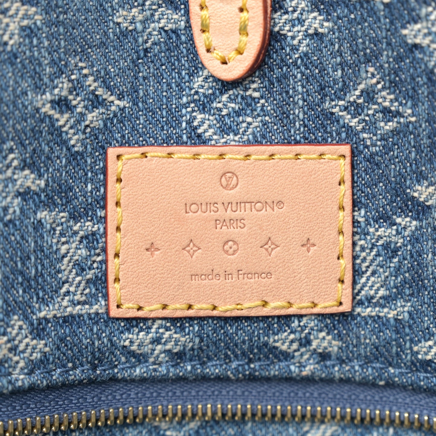Monogram Denim Onthego MM Blue