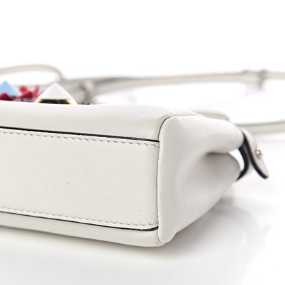 Fendi Nappa Flowerland Micro Peekaboo Iconic Satchel White Multicolor 11 of 11