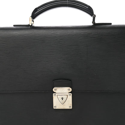 Louis Vuitton Epi Robusto 2 Compartment Briefcase Black 7 of 15