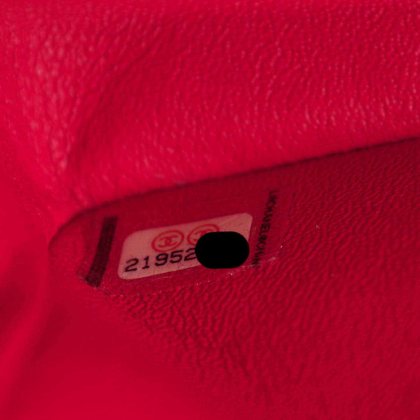 Lambskin Quilted Mini Rectangular Flap Red