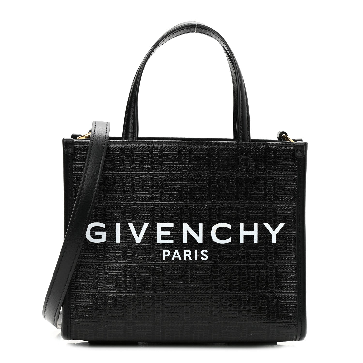 Givenchy Canvas Mini Bond Shopper 4G Tote Black 1 of 9