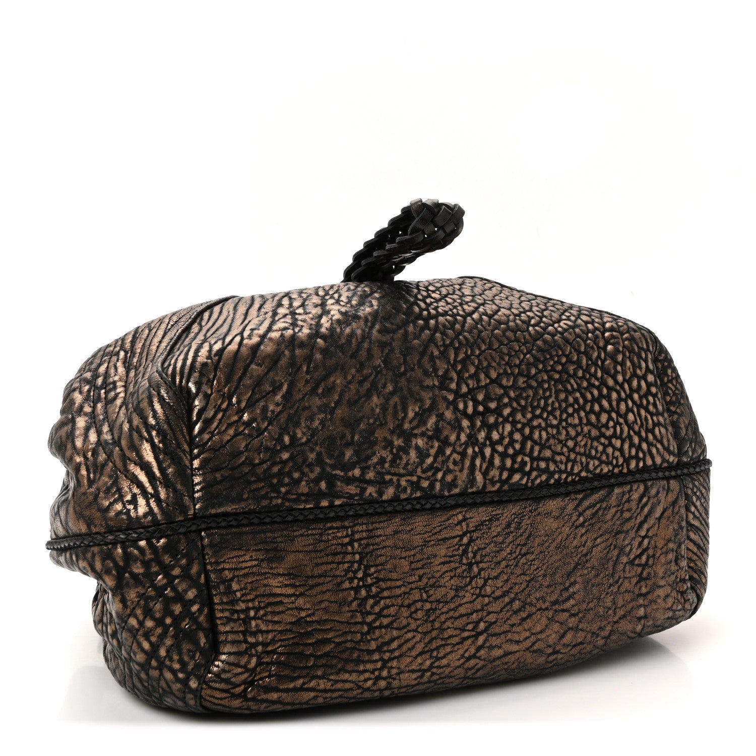 Fendi Metallic Nappa Small Spy Bronze Black 6 of 17