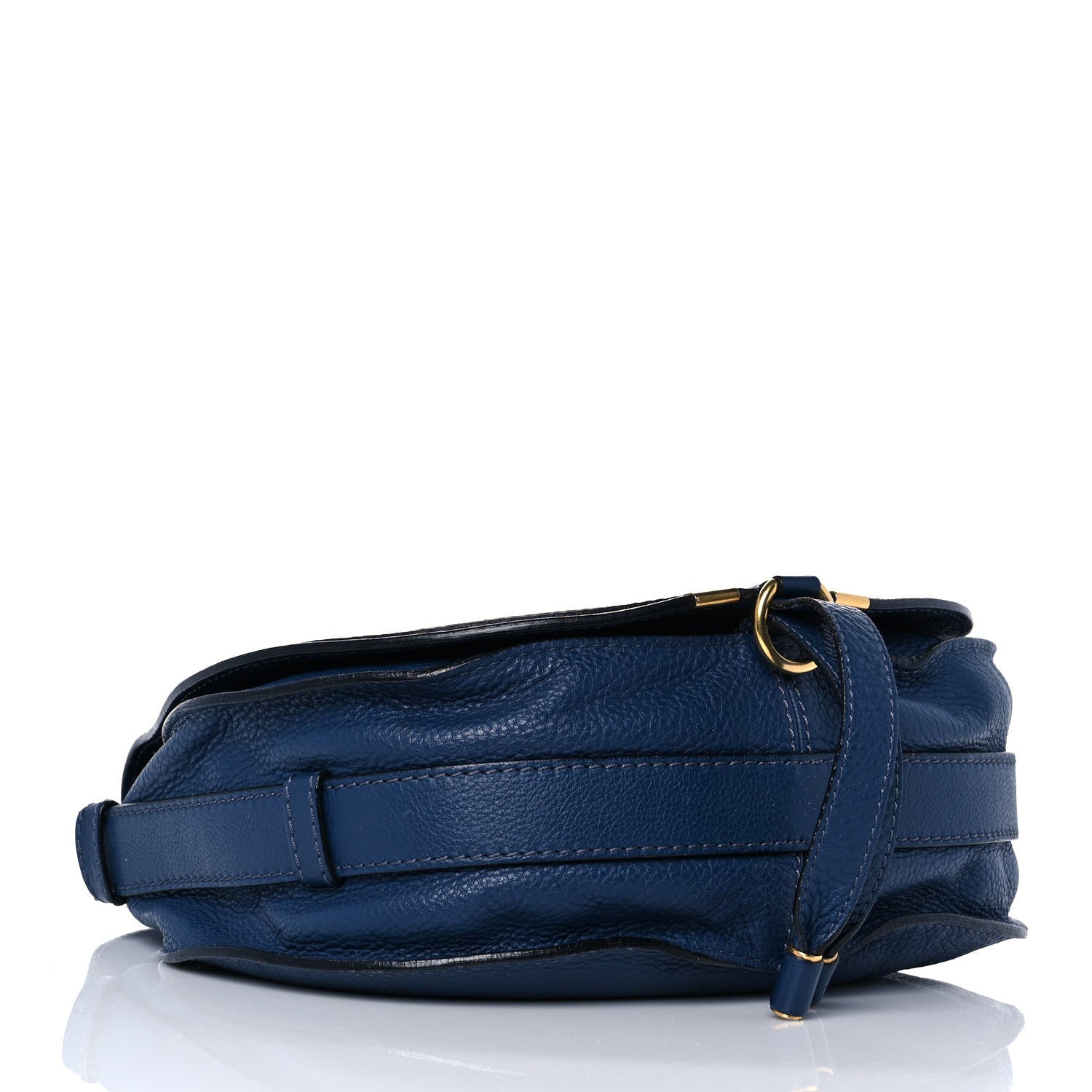 Chloe Calfskin Medium Marcie Round Crossbody Bag Royal Navy 4 of 10
