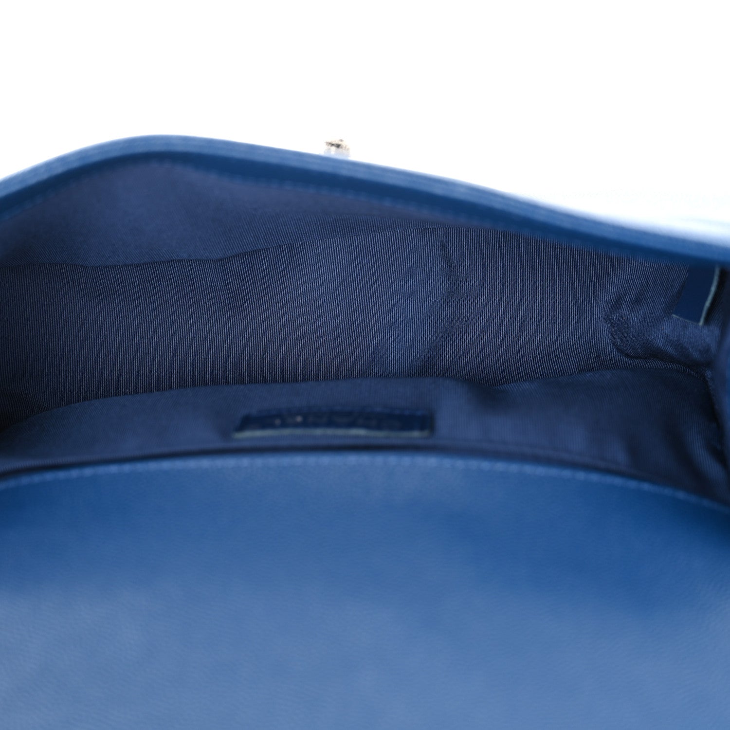 Chanel Caviar Quilted Medium Boy Flap Blue 5 of 13