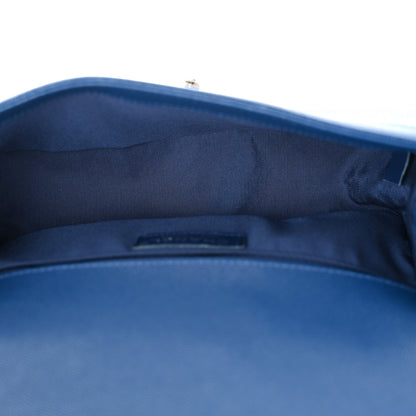 Chanel Caviar Quilted Medium Boy Flap Blue 5 of 13
