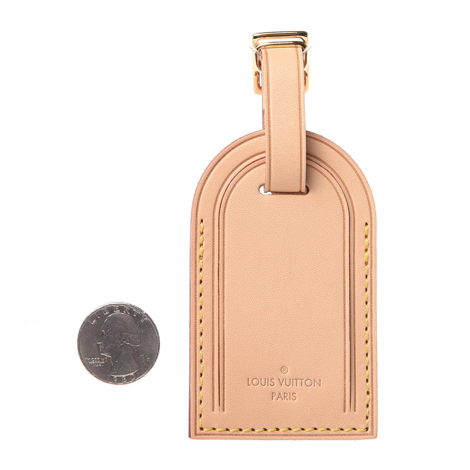 Louis Vuitton Vachetta Luggage Tag 4 of 5