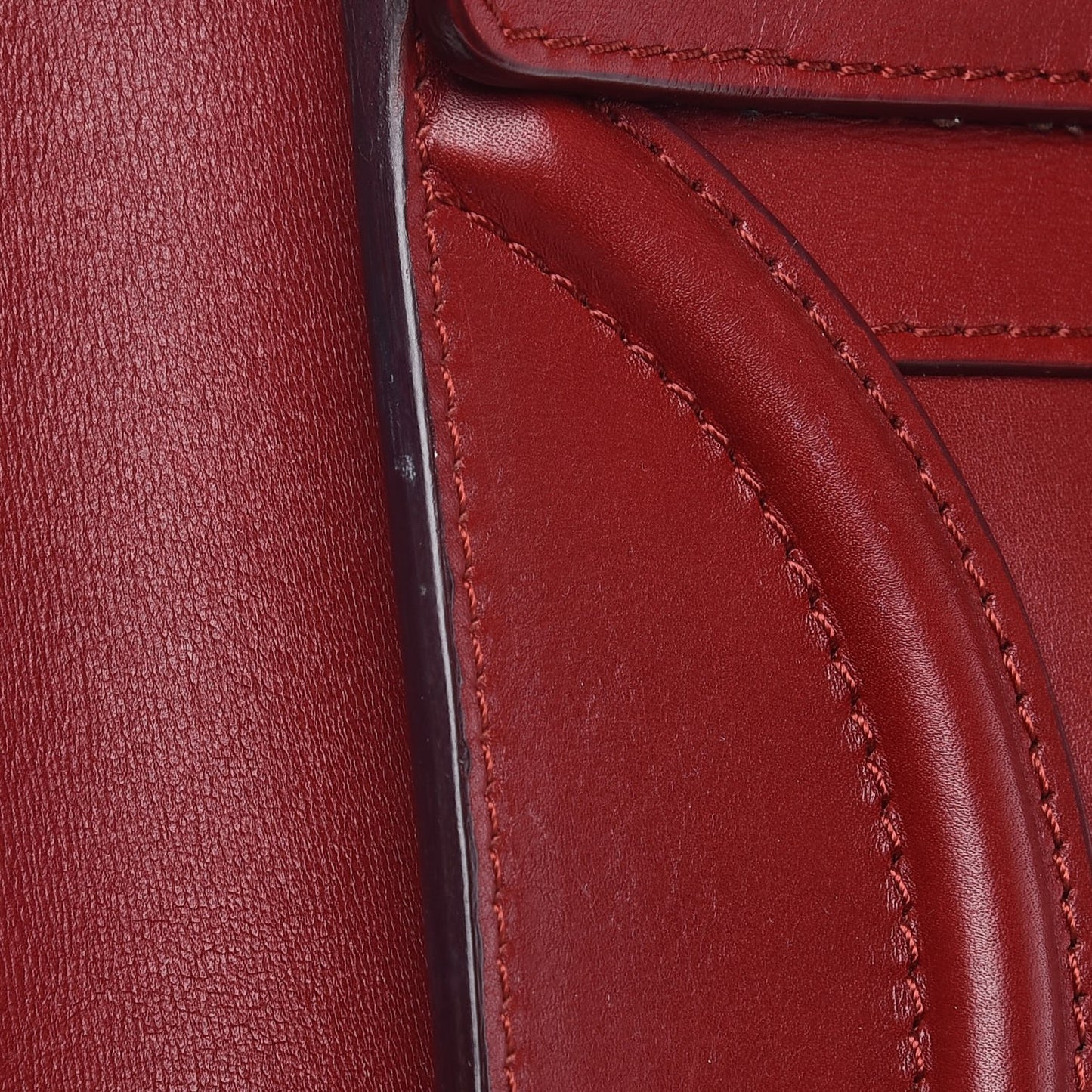 Smooth Calfskin Mini Luggage Red