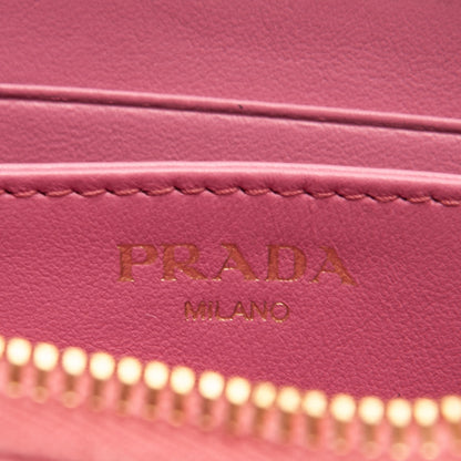 Prada Vitello Move Metal Coin Purse Geranio 6 of 7