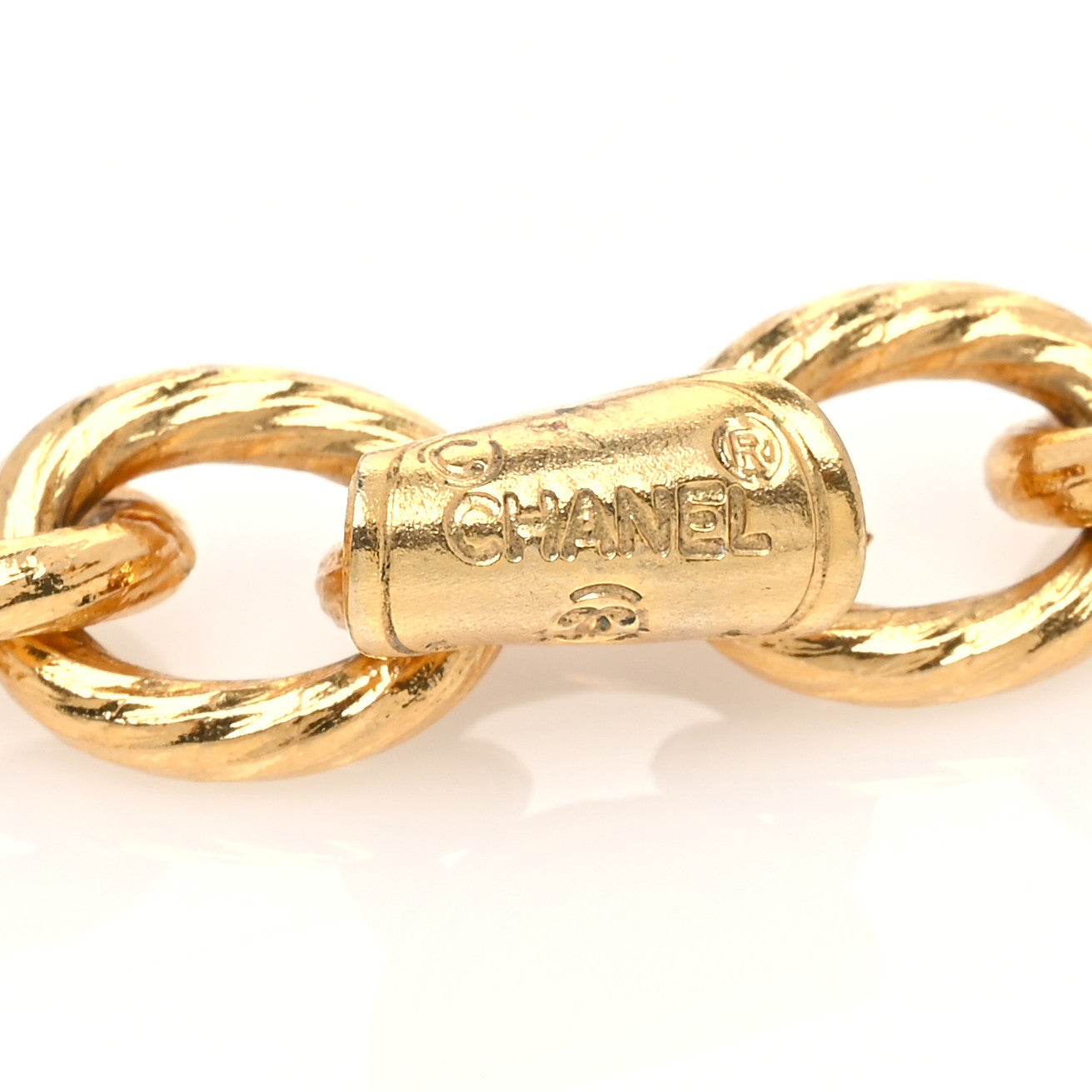 Chanel Metal CC Charm Short Necklace Gold 10 of 12