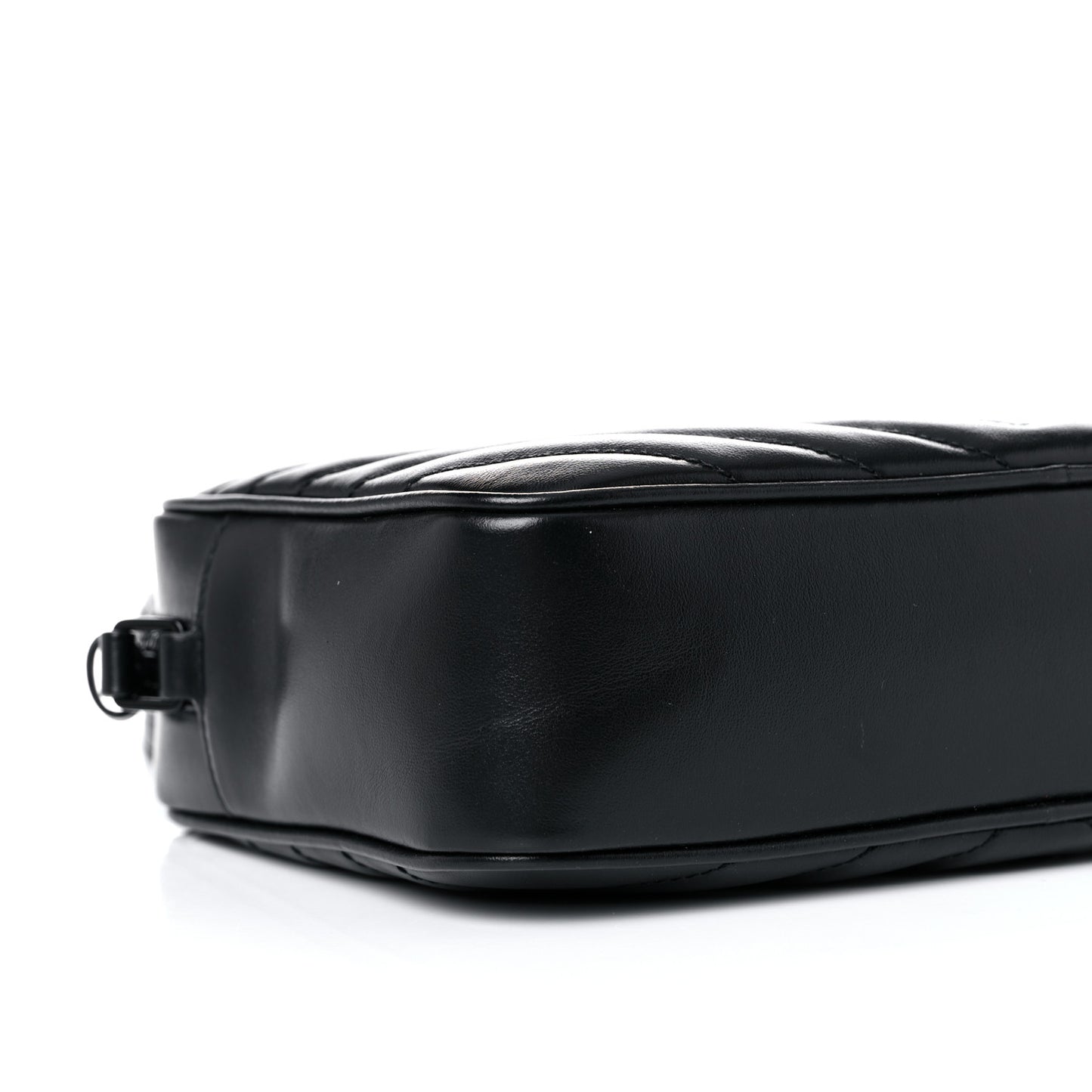 Calfskin Matelasse Monogram Lou Camera Bag Black