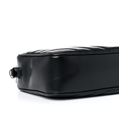Saint Laurent Calfskin Matelasse Monogram Lou Camera Bag Black 8 of 9