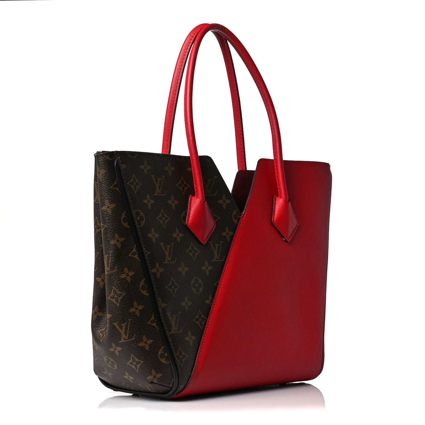 Calfskin Monogram Kimono Tote Cherry