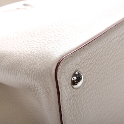 Louis Vuitton Taurillon Capucines MM Galet 7 of 11