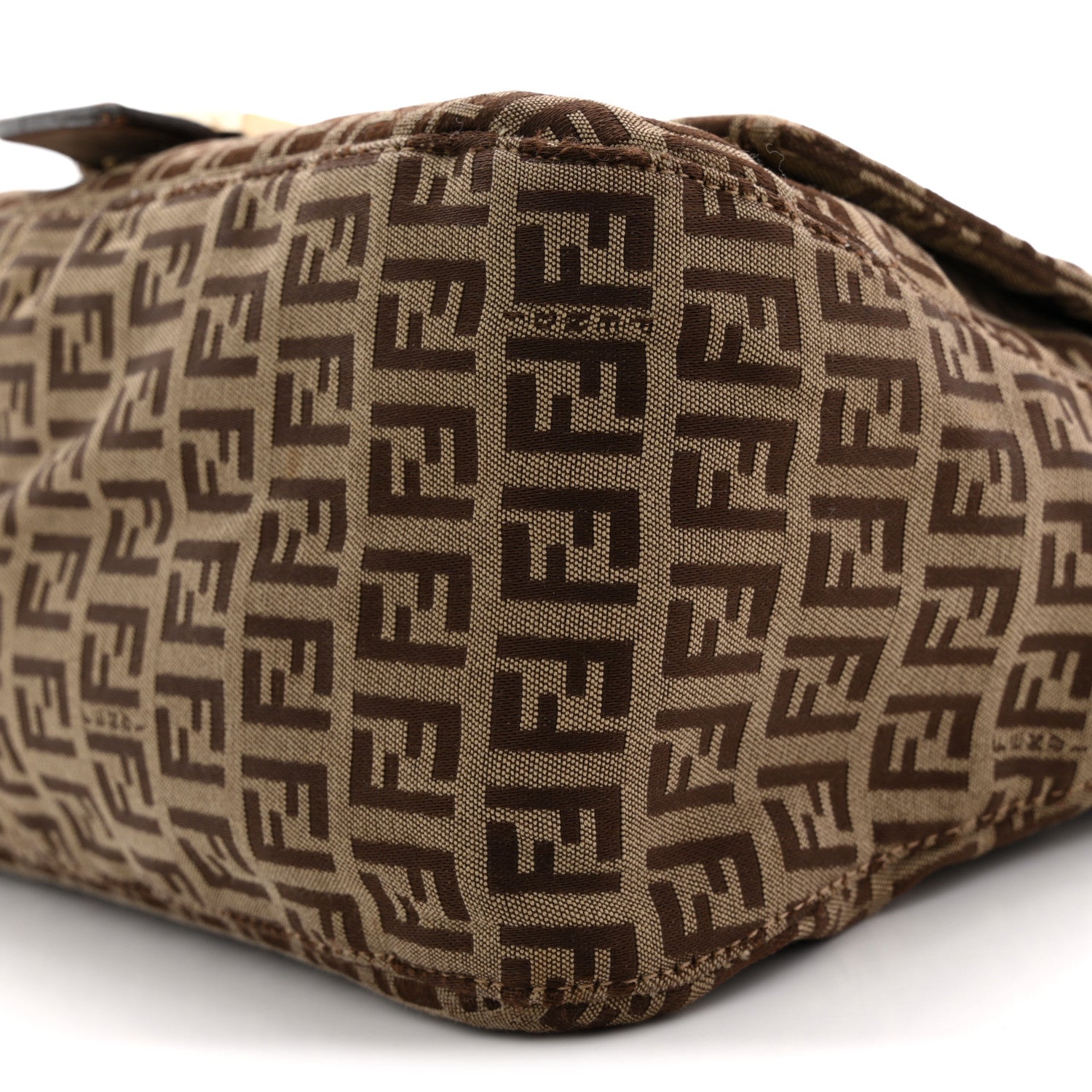 Fendi Zucchino Vitello Mama Baguette Mogano Panna Bruciato 10 of 13
