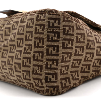 Fendi Zucchino Vitello Mama Baguette Mogano Panna Bruciato 10 of 13