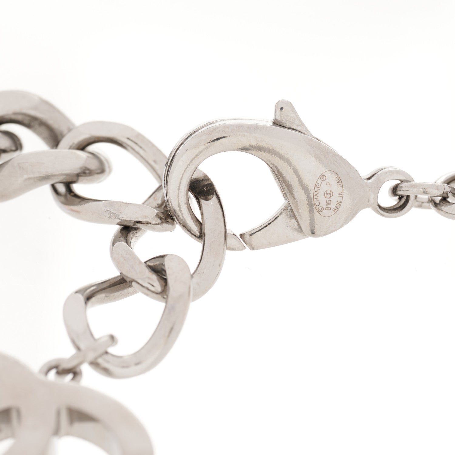 Chanel Chain ID CC Bracelet Silver 3 of 5