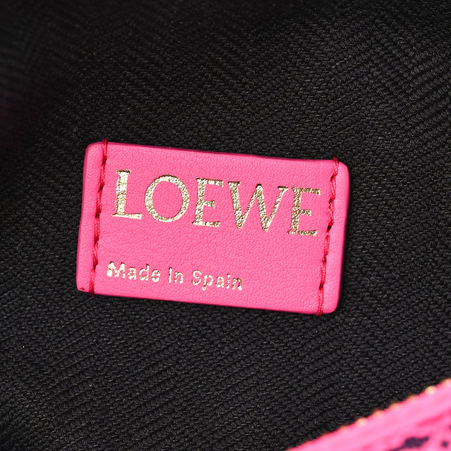 Loewe Jacquard Anagram Calfskin Small Cubi Bag Pink 6 of 8