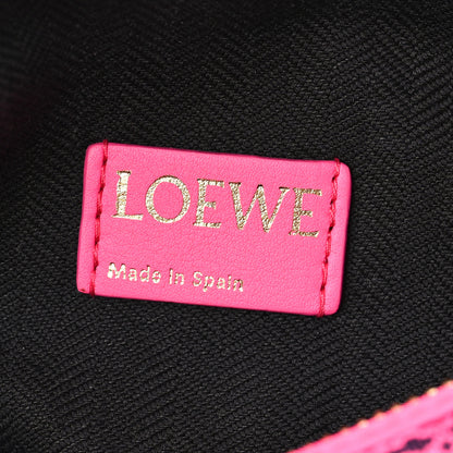 Loewe Jacquard Anagram Calfskin Small Cubi Bag Pink 6 of 8