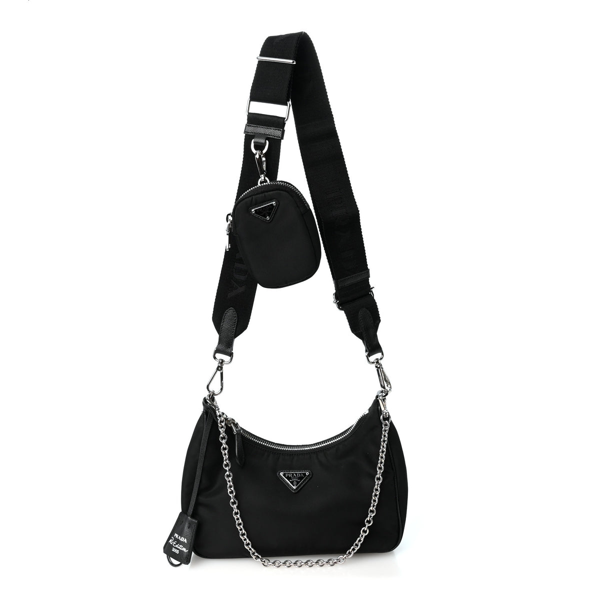 Prada Nylon Re-Edition 2005 Shoulder Bag Black 1 of 12