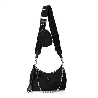 Prada Nylon Re-Edition 2005 Shoulder Bag Black 1 of 12