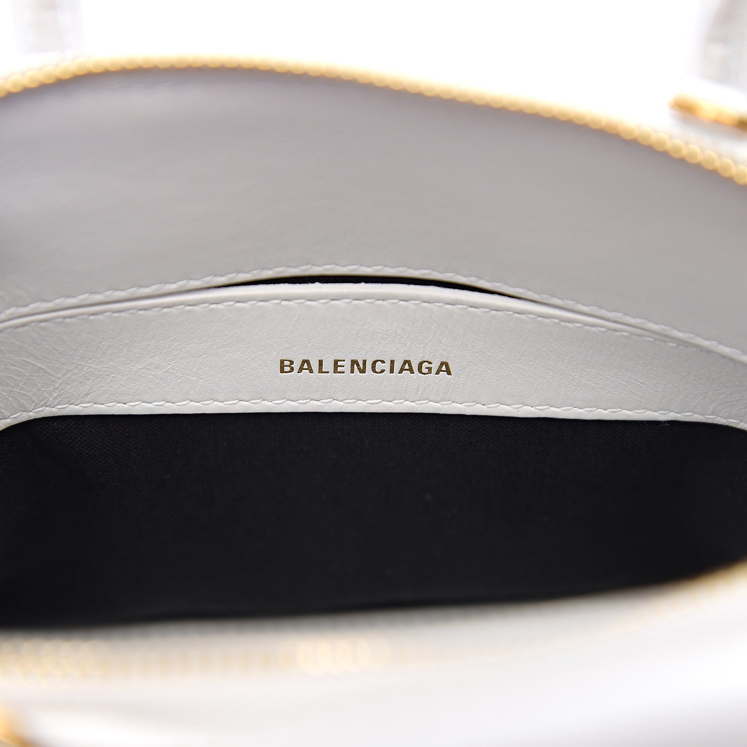 Balenciaga Nappa Calfskin Quilted XXS Ville Top Handle Bag White 5 of 8