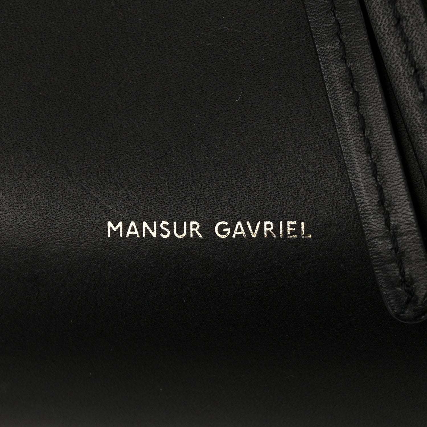 Mansur Gavriel Calfskin Lady Bag Black Flamma 6 of 15