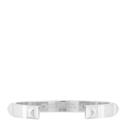 Hermes Sterling Silver Clou d'H Cuff Bracelet SH 2 of 4