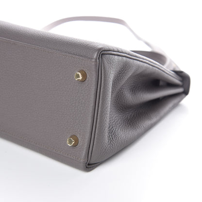 Hermes Togo Kelly Retourne 28 Etain 9 of 40