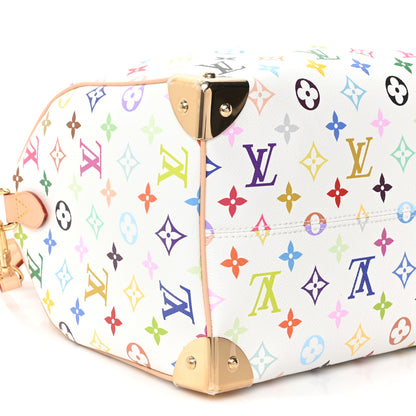 Louis Vuitton LV X TM Monogram Multicolor Speedy Soft 30 White 8 of 9