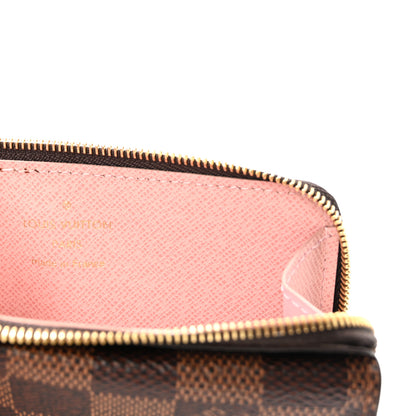 Louis Vuitton Damier Ebene Recto Verso Card Holder Rose Ballerine 6 of 7