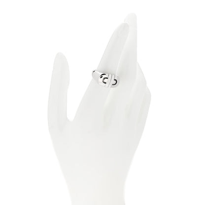 Bulgari 18K White Gold Parentesi Ring 53 6.5 2 of 5