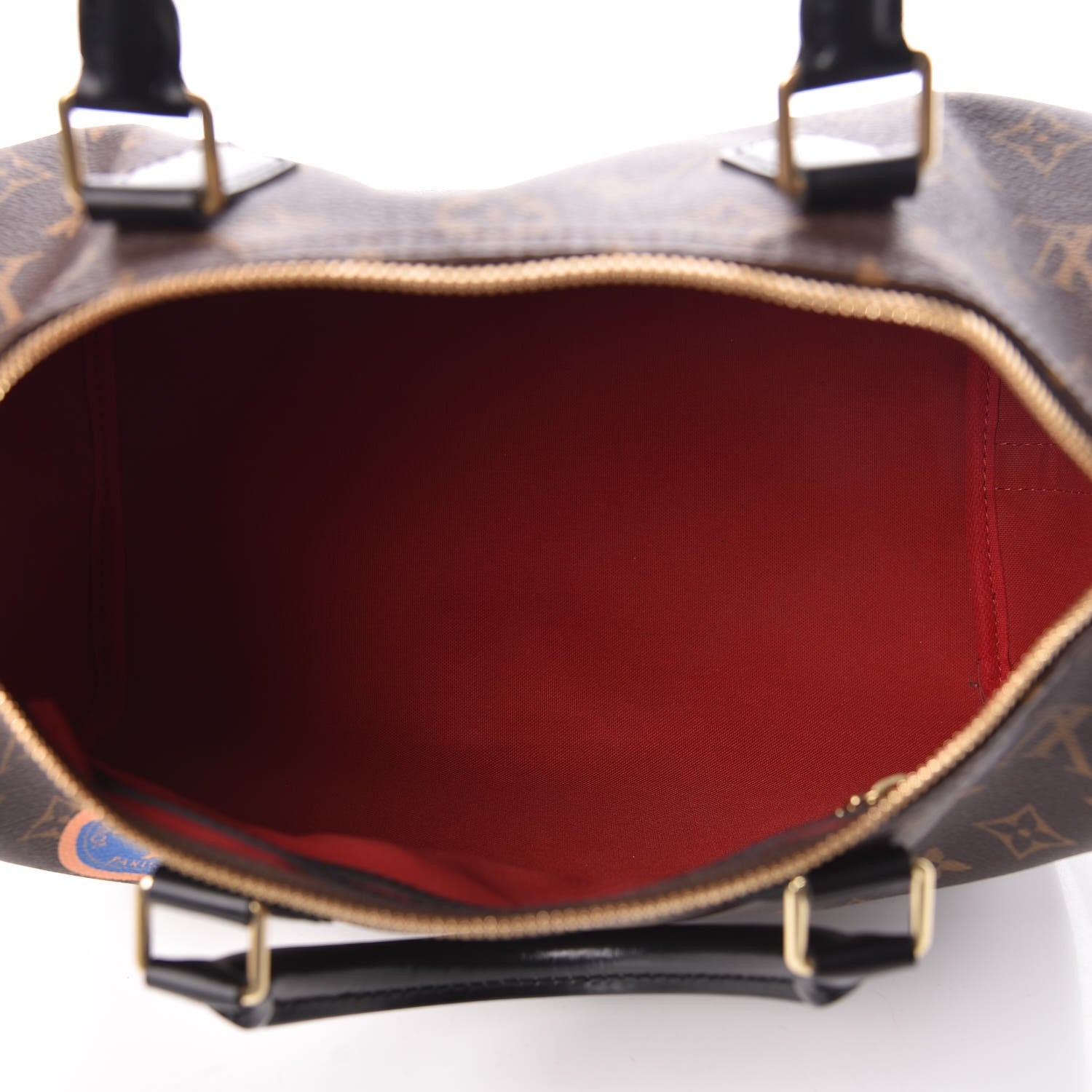Louis Vuitton Monogram My World Tour Speedy Bandouliere 30 Black 5 of 10