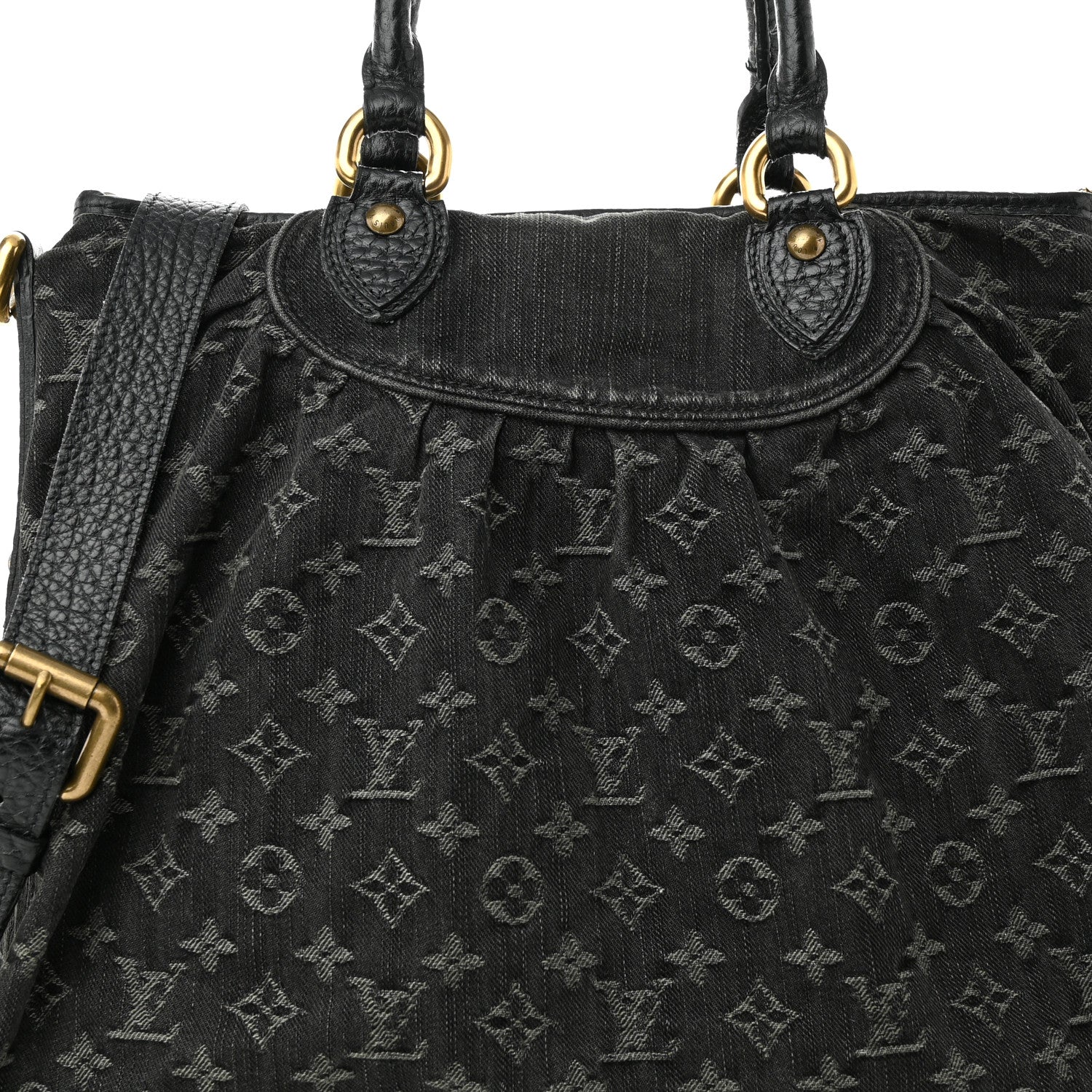 Louis Vuitton Denim Neo Cabby GM Black 6 of 10