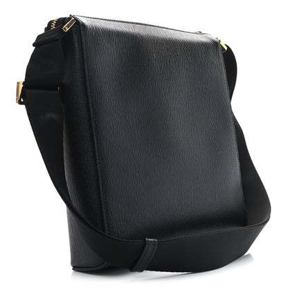 Salvatore Ferragamo Stamped Calfskin Revival 3.0 Crossbody Bag Black 3 of 8