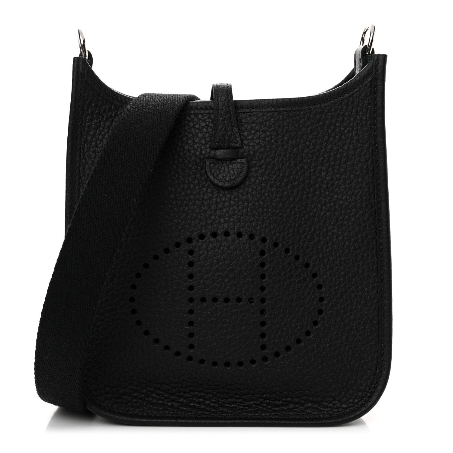 Hermes Taurillon Clemence Evelyne TPM Black 1 of 10