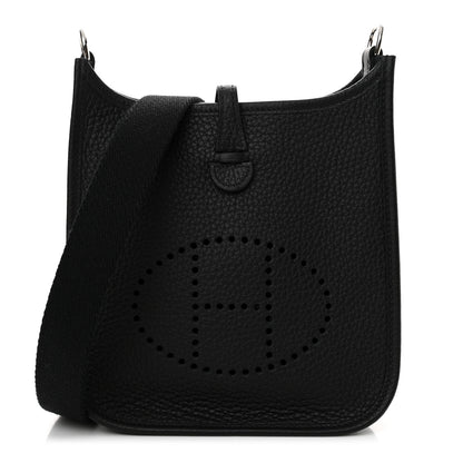 Hermes Taurillon Clemence Evelyne TPM Black 1 of 10