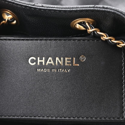 Chanel Caviar Quilted Small Chanel 25 Handbag Black 6 of 10