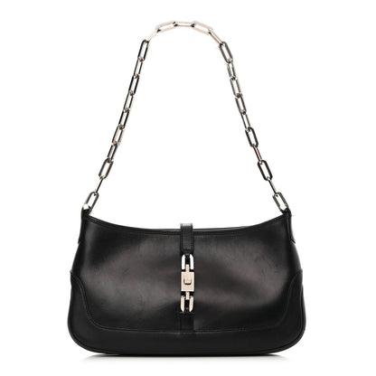 Gucci Calfskin Jackie O Chain Hobo Tan Black 1 of 15